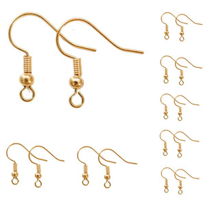 Ganchos para pendientes de metal con forma de gota para la fabricación de pendientes, componentes para la creación de joyas - Product Image 2