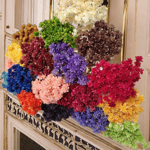 Ghirlanda di Fiori Secchi di Aster Brasiliano, Margherite di Montagna Piccole, per Decorazioni Natalizie Fai-da-te, Ghirlanda Popolare - Product Image 6