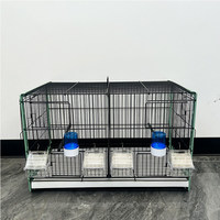 Vente en gros de cages à oiseaux en métal de style nouveau pour canaris, pinsons dorés, moineaux gris et grands oiseaux jaunes hibiscus