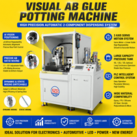 Máquina Industrial Automática de Dosificación de Pegamento AB con Visión Artificial, Robot Dispensador de Pegamento de Dos Componentes para Luces LED, PCB, Automoción y Electrónica