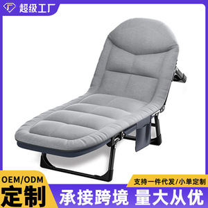 Folding <b>Bed</b> <b>Single</b> Size Steel Frame <b>Foldable</b> Minimalist Design For Office Nap And Caregiver Use - Product Image 5