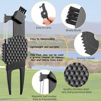 Meilleure vente d'outil de divot de golf vierge personnalisé avec bouton contextuel et cadeau d'affaires de réparation de pas magnétique pour marqueurs de balles