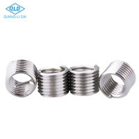 304 Stainless Steel Metric Thread Inserts M1/2-13-1.5D Right Hand Fully Threaded 38mm Diameter Spline Drive Plain Finish DIN