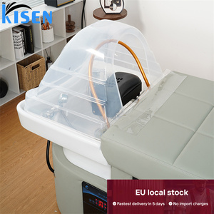 Kisen Europe Stock Lit de lavage de cheveux de luxe à circulation d'eau, lit de massage thaïlandais, plateau de thérapie japonaise pour salon de beauté - Product Image 6