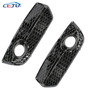 Cache phare antibrouillard pour pare-chocs avant Grille de phare antibrouillard style S-Line Plastique ABS Chrome Accessoires de voiture pour <span class=keywords><strong>Audi</strong></span> <span class=keywords><strong>Q5</strong></span> <span class=keywords><strong>2009</strong></span> 2010 2011 2012 - Product Image 2