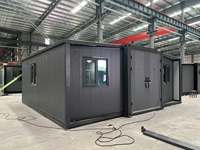 Casa Prefabricada de Doble Ala Expandible de Alta Resistencia, Espacio Doble, Estructura de Acero Galvanizado, Impermeable, para Vivienda en Sitio