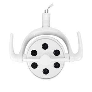 Lampe LED dentaire à six perles avec capteur, éclairage blanc froid 5500-7000K, lampe chirurgicale pour accessoires de fauteuil dentaire - Product Image 1