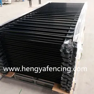 Clôture <span class=keywords><strong>tubulaire</strong></span> en acier et aluminium avec revêtement en poudre - Product Image 1