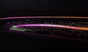 シンフォニーカーアンビエントライトインテリア雰囲気装飾トリムピアノブラックパネルBMW X1 F48 16-22/ X2 F39 18-23に適しています - Product Image 6