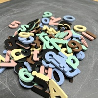 Lettres magnétiques colorées majuscules et minuscules pour réfrigérateur, jouet éducatif pour la coordination œil-main des tout-petits