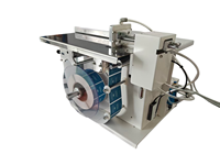 Appareil d'étiquetage numérique semi-automatique électrique pour sachets, machine d'étiquetage de table compacte avec moteur et PLC