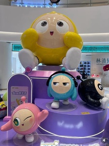 Estatuas IP de Mascota de fibra de vidrio duraderas de marca personalizada, artesanías de resina duraderas para promociones de <span class=keywords><strong>tiendas</strong></span> y eventos - Product Image 4