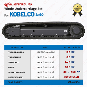 <span class=keywords><strong>SK60</strong></span> Baumaschinen bagger Fahrgestell Leerlauf Rad bagger Fahrwerks teile Leerlauf für Kobelco - Product Image 3