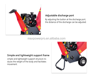 Trituradora de Madera con Motor de Gasolina, Móvil, de Alta Calidad, 7HP, en Oferta - Product Image 6
