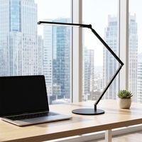 Lampe de bureau LED à bras articulé multi-directionnel, sans scintillement, protection oculaire, intensité réglable, pliable, design moderne et simple, rotation à 360°, télécommande tactile, pour l'étude
