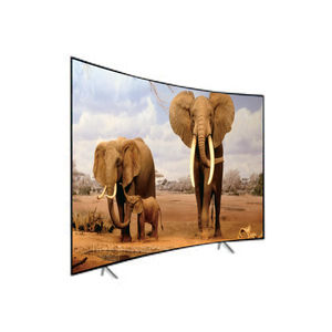 Téléviseur LED incurvé intelligent 4K UHD haut de gamme de 65 pouces, fréquence de rafraîchissement de <span class=keywords><strong>100</strong></span> <span class=keywords><strong>Hz</strong></span>, boîtier noir, fonctions multimédias, prise en charge DTV, OSD - Product Image 1
