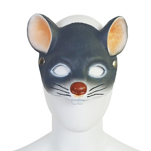 Maschera di Ratto in Schiuma PU 3D 22x17cm per Halloween, Carnevale e Feste in Maschera - Accessori per Feste per Adulti e Bambini - Product Image 3
