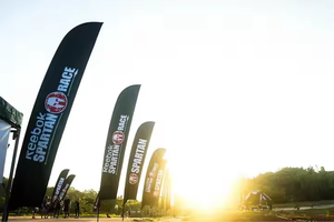 Tentspace ธงขนนกทำจากโพลีเอสเตอร์พร้อมพิมพ์เสาสำหรับโฆษณา - Product Image 6