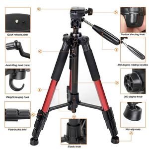 High Quality Max Load 5KG <strong>Heavy</strong> <strong>Duty</strong> Adjustable Tall Video Camera Stand DSLR <strong>Tripod</strong> for Phone / Projector - Product Image 4