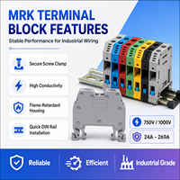 Borniers électriques MRK 750V/1000V : Système de connexion de fils haute performance
