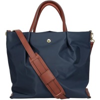 Sac fourre-tout en nylon Legato Largo Japan, fermeture éclair imperméable, sac à bandoulière pour femme, toutes saisons, couleur unie, doublure en polyester