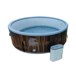 Bain à remous <span class=keywords><strong>gonflable</strong></span> abordable pour 4 à 6 personnes, bain à remous portable pour balcon avec chauffage - Product Image 4