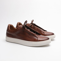 Chaussures de marche décontractées pour hommes en cuir véritable de qualité supérieure OEM pour le quotidien Baskets Lifestyle Chaussures de skateboard