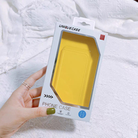 Caja de embalaje de caja de teléfono móvil teléfono inteligente teléfono móvil PVC plástico blíster impreso transparente