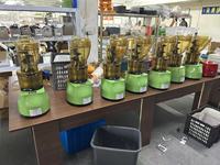 Commerciële sapcentrifuge, grote industriële sapcentrifuge, fruitsapcentrifuge, horeca-apparatuur, hoge opbrengst, slowjuicer