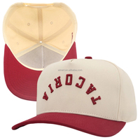Gorras de Béisbol de 5 Paneles, Dos Tonos, con Logotipo Personalizado OEM ODM, Bordado 3D, Estructura en A, 100% Algodón, Gorras Deportivas
