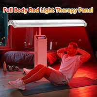 Panneau de luminothérapie LED rouge de qualité médicale 1060 nm pour le corps entier, 1500 W, 660 nm, 850 nm, avec support