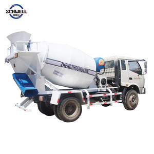 3 Kubikmeter Kleiner Betonmischer LKW Selbst laden der mobiler Betonmischer LKW-Rollen Automatischer Zement mischer - Product Image 5