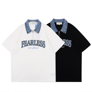 เสื้อยืดผู้ชาย TK2315 ผ้าโพลีเอสเตอร์/คอตตอนเนื้อหนา ดีไซน์เนอร์ ผลิตจากผ้าถักเนื้อแน่น ระบายอากาศได้ดี แขนสั้น รับสั่งทำลายพิมพ์ ปักลาย ปักอัพพลิเค - Product Image 1