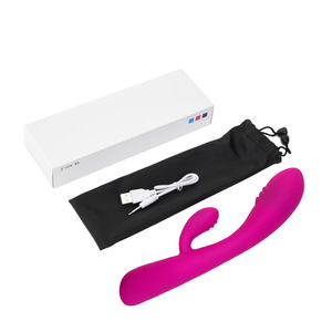 Vibratore a Rosa <span class=keywords><strong>per</strong></span> Punto G e Clitoride con Riscaldamento, Vibratore Doppio Impermeabile Ricaricabile, Giocattolo Sessuale <span class=keywords><strong>per</strong></span> <span class=keywords><strong>Lei</strong></span> - Product Image 3