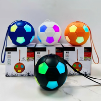 Speaker Mini Portabel Subwoofer Musik Suara Atmosfer Lampu Musik Selebriti Sepak Bola Online Baru dengan Tali Gantungan Outdoor