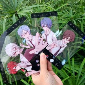 PVC transparente personalizado Kpop Photocard billete transparente Tarot tarjeta película tira hecha de papel de arte para la colección de fans - Product Image 6