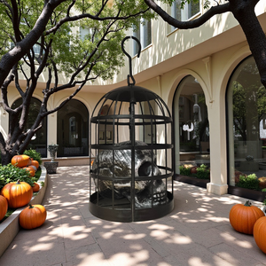 Paurosi teschi gabbia prigioniero infestato casa decorazione spettrale appesa decorazioni fantasma - Product Image 3