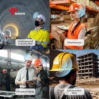 Matériel IoT pour chantiers de construction : Balise de casque 5.0, Produits IIoT, Balise iBeacon BLE pour le suivi des travailleurs