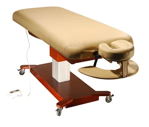 하워드 시리즈 고품질 제조 조정가능한 고도 발 통제를 가진 전기 상승 아름다움 침대 얼굴 테이블 안마 테이블