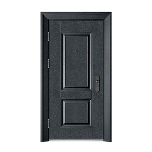 Puertas Reforzadas Modernas a <span class=keywords><strong>Precio</strong></span> de Mayoreo, Puertas de Acero Laminado en Frío de Estilo Contemporáneo para Edificios Residenciales - Product Image 6