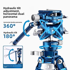 Trépied photo <span class=keywords><strong>Benro</strong></span> Bluebird en alliage d'aluminium et fibre de <span class=keywords><strong>carbone</strong></span> 2-en-1, support de voyage léger avec pieds à 3 sections et niveau à bulle - Product Image 3