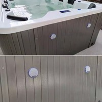 Bain à remous rectangulaire traditionnel autoportant pour intérieur/extérieur, spa, piscine à contre-courant, massage, villa - Vente en gros à prix abordable