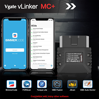 Lector de Códigos OBD2 Vgate VLinker MC+ 4.0 ELM327 V2.2 BT para Android IOS, Escáner de Diagnóstico para Automóviles