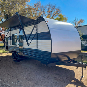 Caravana Teardrop North Point, Remolque de Viaje para 6 Personas, Estructura de Aluminio, Estilo Moderno, Cocina Deslizable, Remolque para Transportar Juguetes, RV - Product Image 1