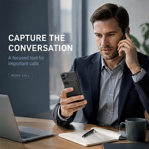 Carte Enregistreuse Vocale IA Magnétique Portable F3, Dispositif d'Enregistrement d'Appels iPhone, <span class=keywords><strong>WeChat</strong></span>, DingTalk avec Stockage 8-64 Go pour la Salle de Classe et les Affaires - Product Image 1