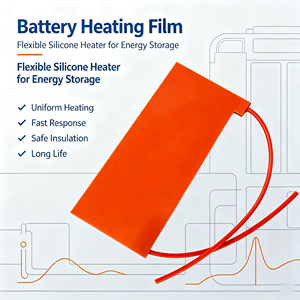 580x170mm silicone Heating pad 130W Battery <b>Blanket</b> for 48V battery pack 16S 280Ah or 314Ah DIY JK BMS Battery <b>Box</b> - Product Image 1