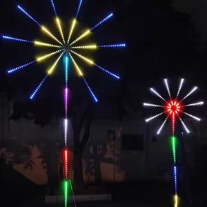 Luces LED Decorativas para Exteriores, Multicolor, Inteligentes, RGB, Control por Aplicación, Tira RGBIC Mágica, Decoración Navideña, Luces LED de Fuegos Artificiales Nocturnas - Product Image 3