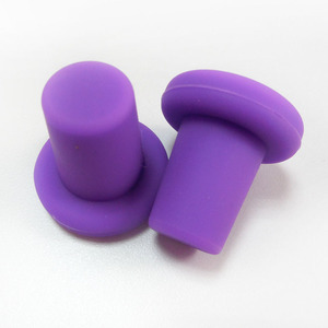 Nhiệt độ cao phun Silicone cao su cắm vít cắm lỗ bảo vệ vòng Silicone cắm tươi giữ Silicone nắp rượu - Product Image 4