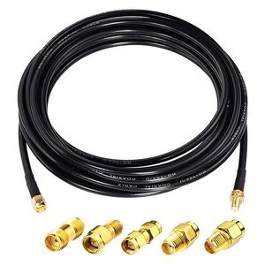 Adaptateur de câble RF RG58 de haute qualité 20G 100G 10 mètres <span class=keywords><strong>SMA</strong></span> mâle vers <span class=keywords><strong>SMA</strong></span> femelle Câble d'extension RG142 36 pouces 10 cm 20 cm 10 m 50 ohms - Product Image 2