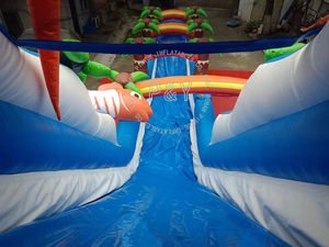 Toboggan aquatique personnalisé le monde sous-marin <span class=keywords><strong>Nice</strong></span> Big Rent Toboggan gonflable commercial humide et sec gonflable pour la location - Product Image 6